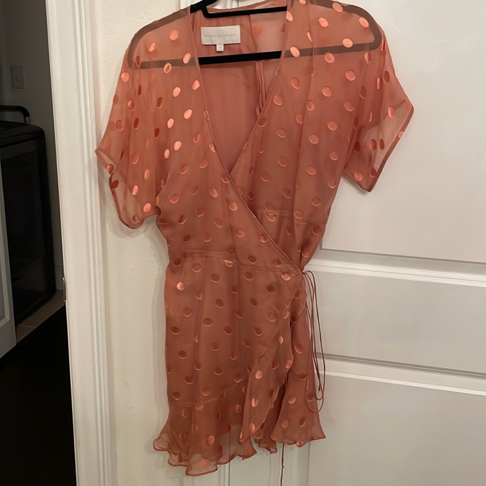 Michelle Mason polka dot dress
